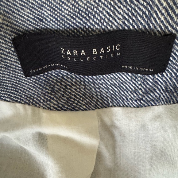 Zara Collection Chic and Versatile Lined Linen Blazer - Picture 6 of 8